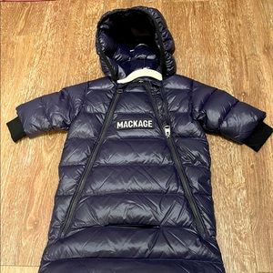 Mackage snowsuit. Size 3 months.